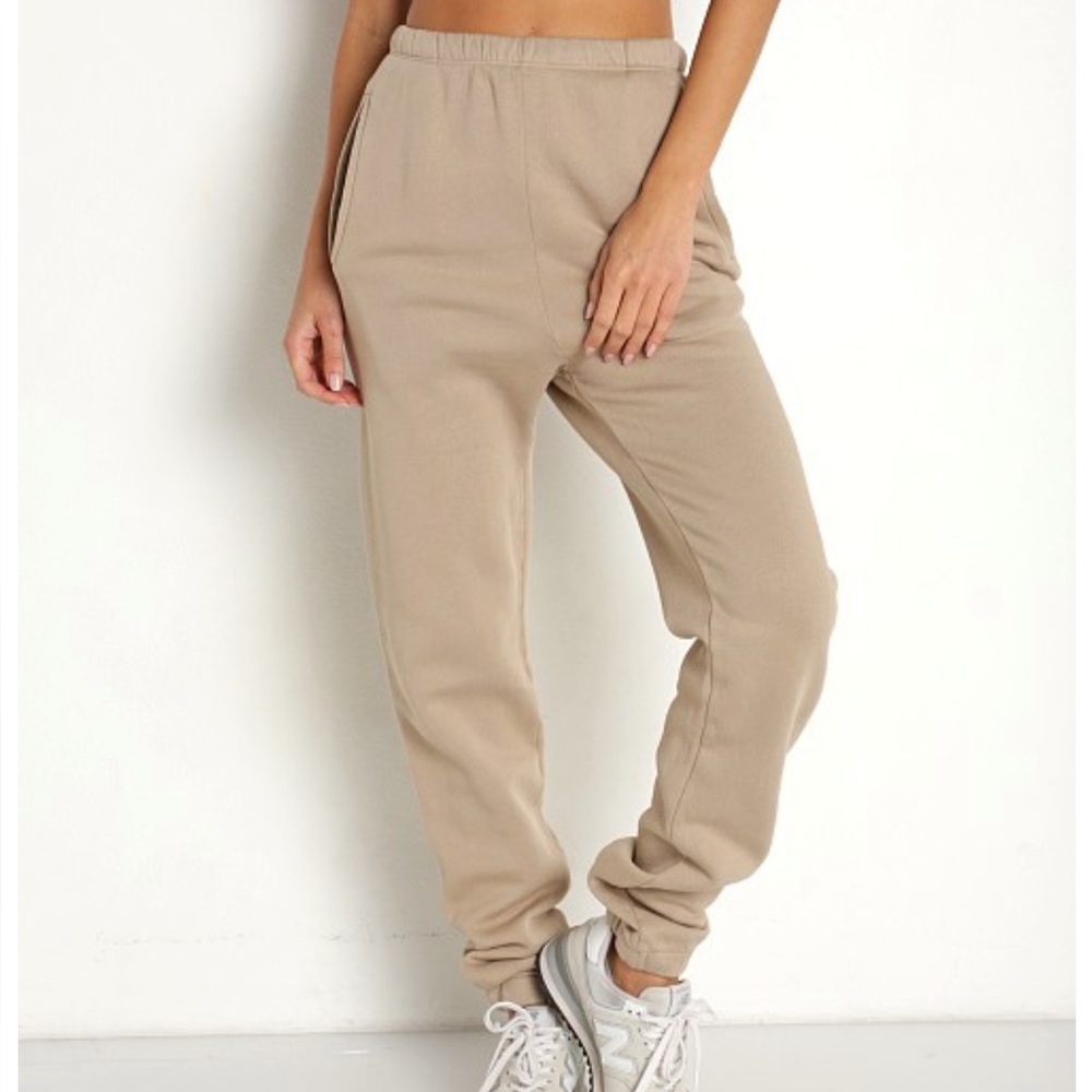 Joah Brown Tan Track Pants